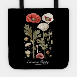 Poppy Botanical Art Tote