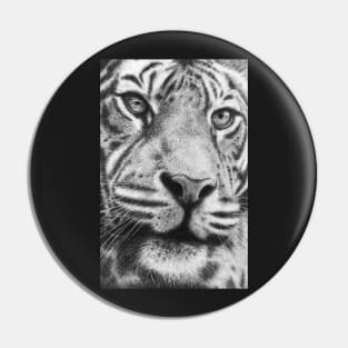 Wildlife Tiger Portrait Pin