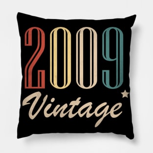 Vintage 2009 Pillow