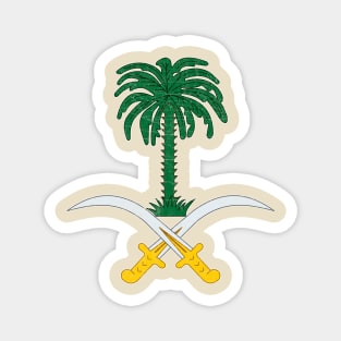 Saudi Arabia Faded Style Flag Design Magnet