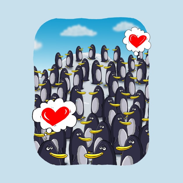 Penguin Love # 1. by macccc8