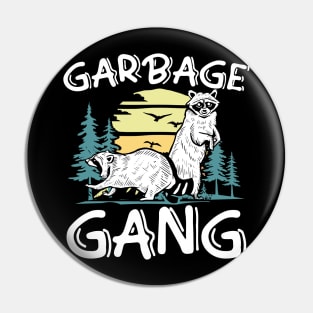 Garbage Gang Racoon Pin