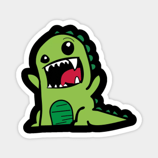 Cheerful Dino Delight Magnet