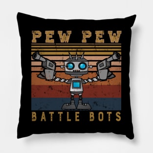 Battle Bots Battlebots robot war combat bots Pillow