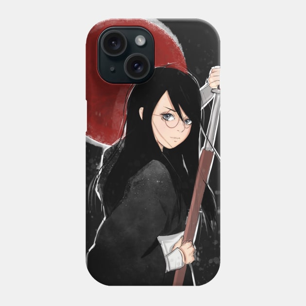 Samurai anime girl Phone Case by nadsu.u