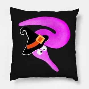 Halloween Worm on a string. Consciousness is an Illusion It's Worm Time Babey! Pillow