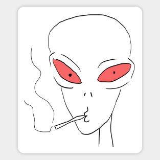 Stoned Alien Magnets Teepublic