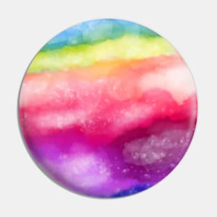 Tie Dye Colorful Design Pin