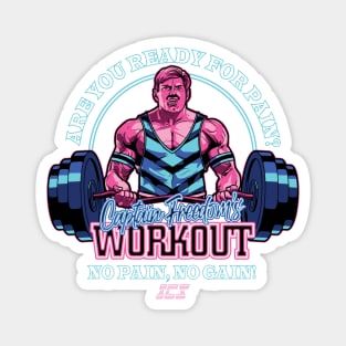 Captain Freedom's Workout Magnet