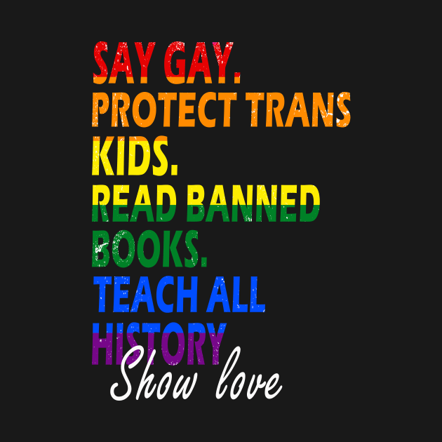 say gay protect trans kids read books by marisamegan8av