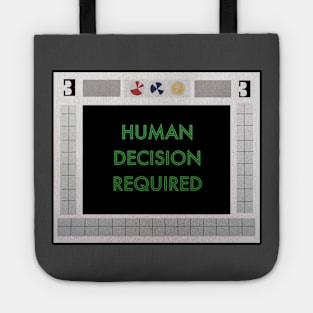 Space 1999: Human Decision Required Tote