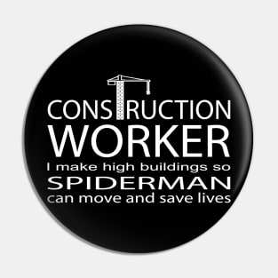 Construction Worker Pin