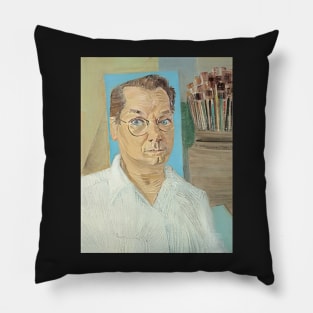 auto retrato 1957 - Candido Portinari Pillow