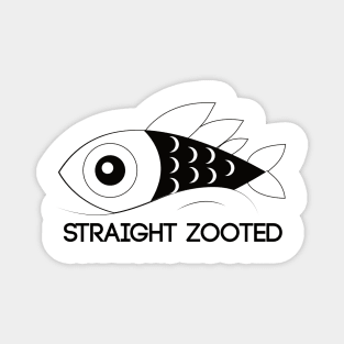 Straight Zooted Fish #1 Magnet