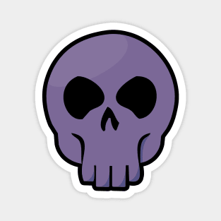 Skull - Purple Magnet