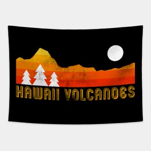 Hawaii Volcanoes  national park retro vintage Tapestry