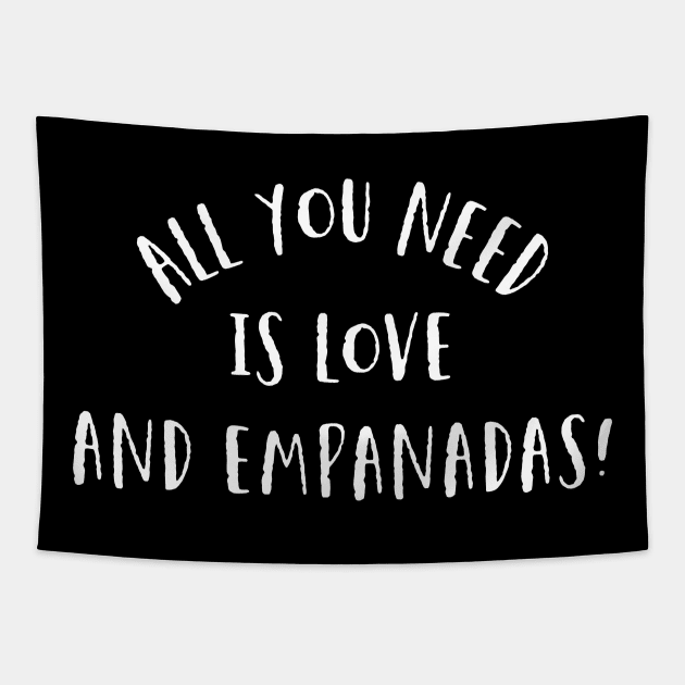Love and Empanadas Tapestry by MessageOnApparel