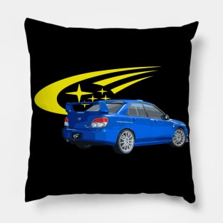 WRC WORLD RALLY BLUE STI Pillow