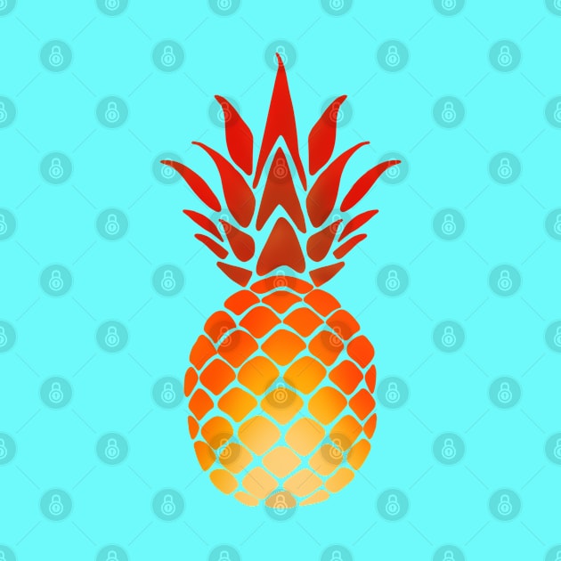 Pineapple Red by Danispolez_illustrations