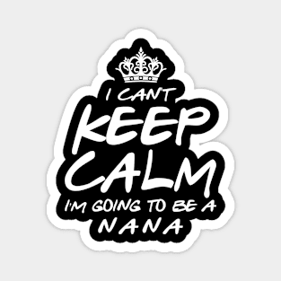 I Cant keep Calm Soon To Be Nana Art Gift For Women Mother day Magnet