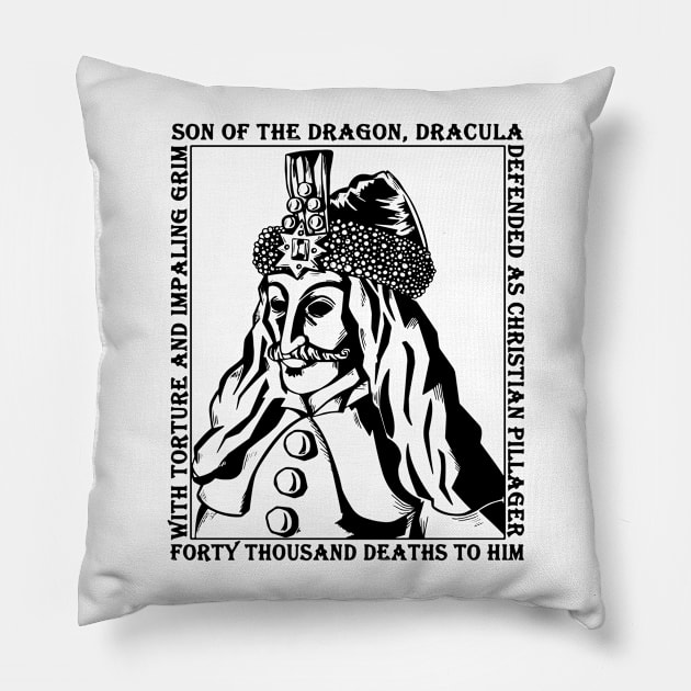 Vlad the Impaler Pillow by santenebra