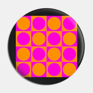sixties circles retro geometrical design pattern Pin