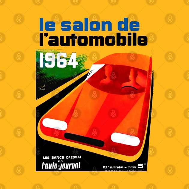 1964 FRENCH CAR MAGAZINE COVER by Throwback Motors