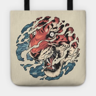 Tora - Japanese tiger tattoo art Tote