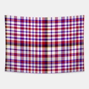 Sailor Mars Plaid Tapestry