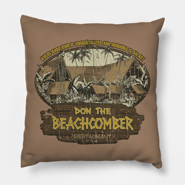 Don The Beachcomber 1933 Pillow by JCD666