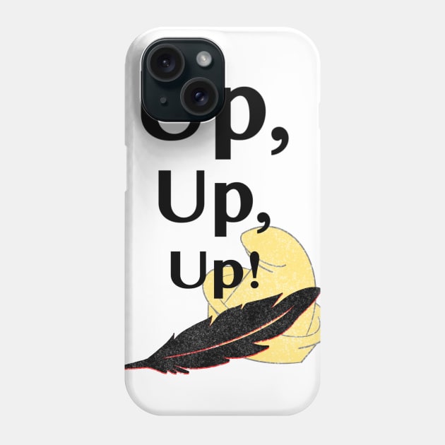 Up, Up, Up! (Feather & Hat) Phone Case by MagicalMouseDesign