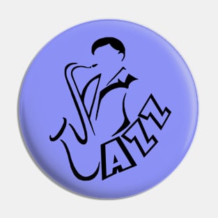 Jazz Saxophonist Pin