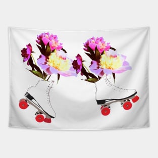 Flowers Skaters Tapestry