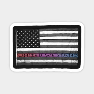 United We Stand - design for American unity Magnet