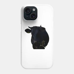 Black Cow Phone Case