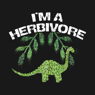 Stegosaurus Vegan Vegetarian Herbivore T-Shirt