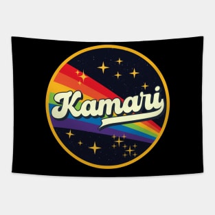 Kamari // Rainbow In Space Vintage Style Tapestry