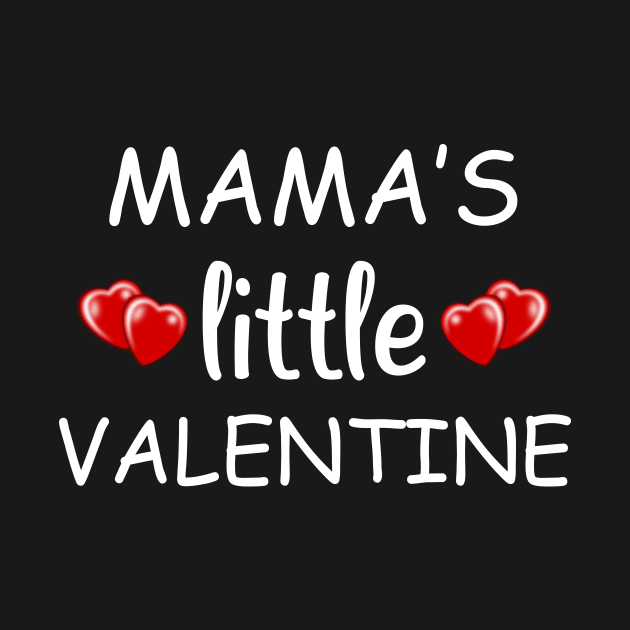 Mama's little valentine - Cute kids valentine by CoolandCreative