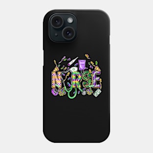 Mardi Gras Day Nurse New  Nursing Festival Party Phone Case