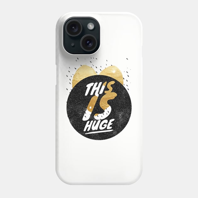 This is Huge (black circle) Phone Case by PersianFMts