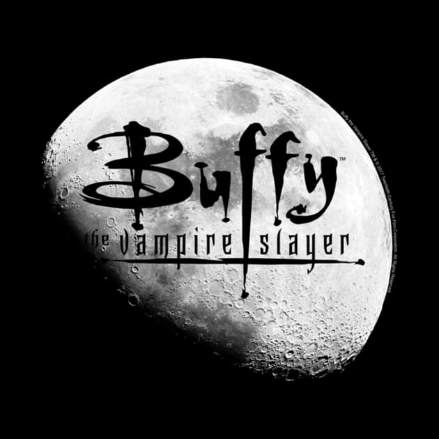 Buffy the Vampire Slayer Buffy Logo & Moon by defreitasysou