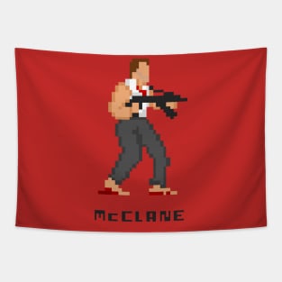 John McClane (DIE HARD 18-Bit T-Shirt) Tapestry