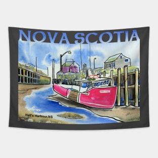 Fundy Tide Halls Harbour Nova Scotia Tapestry