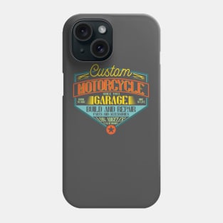 Motorcycle garage Phone Case