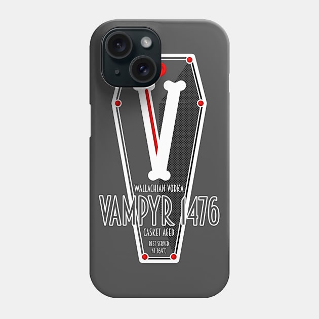 Vampyr 1476 Vodka (alt) Phone Case by wuxter