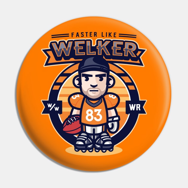 Faster Like Welker Pin by KDNJ