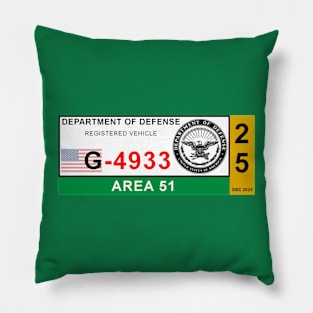 2025 Area 51 Military Base Permit Pillow