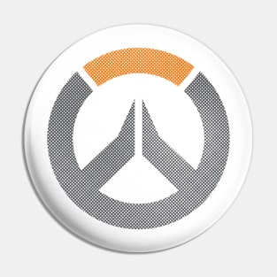 Halftone Overwatch Pin