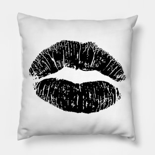 "Lips to die for" design Kiss Pillow