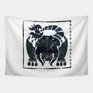 Monster Hunter World - Black Diablos Tapestry